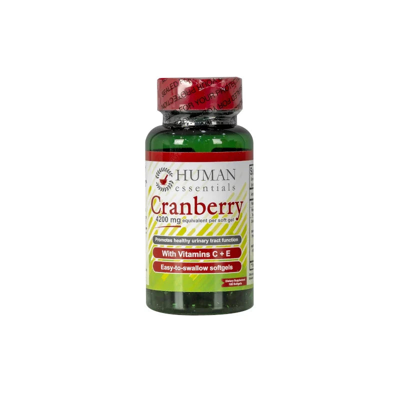 Human Essentials Cranberry 4200 mg 100 Softgels