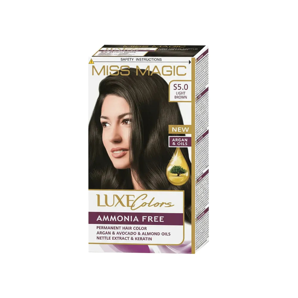 Miss Magic Luxe Hair Colors 5.0 Light Brown