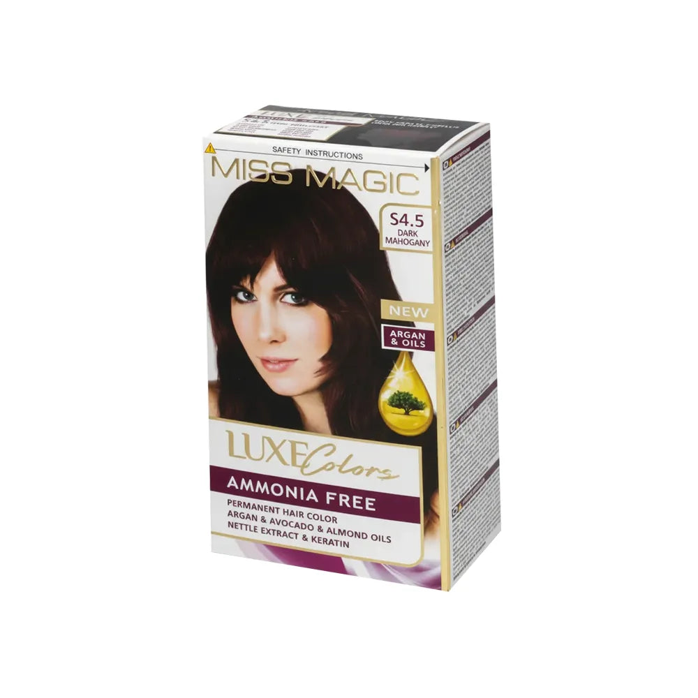 Miss Magic Luxe Hair Colors 4.5 dark Mahogany
