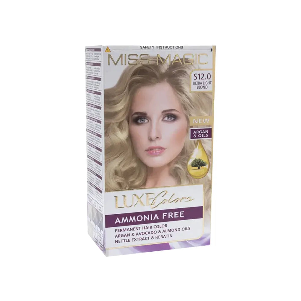 Miss Magic Luxe Hair Colors 12.0 Ultra Light Blond