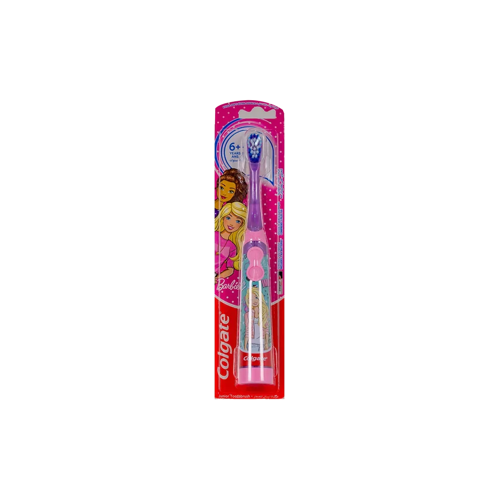 Colgate Junior +6 Years Barbie Powered Toothbrush Extra Soft 1 Pc