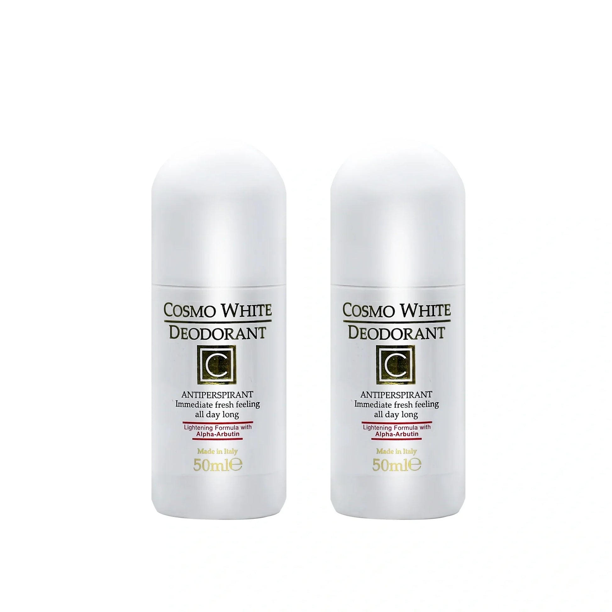 Cosmo White Deodorant with Alpha Arbutin 50ml – Pack of 2