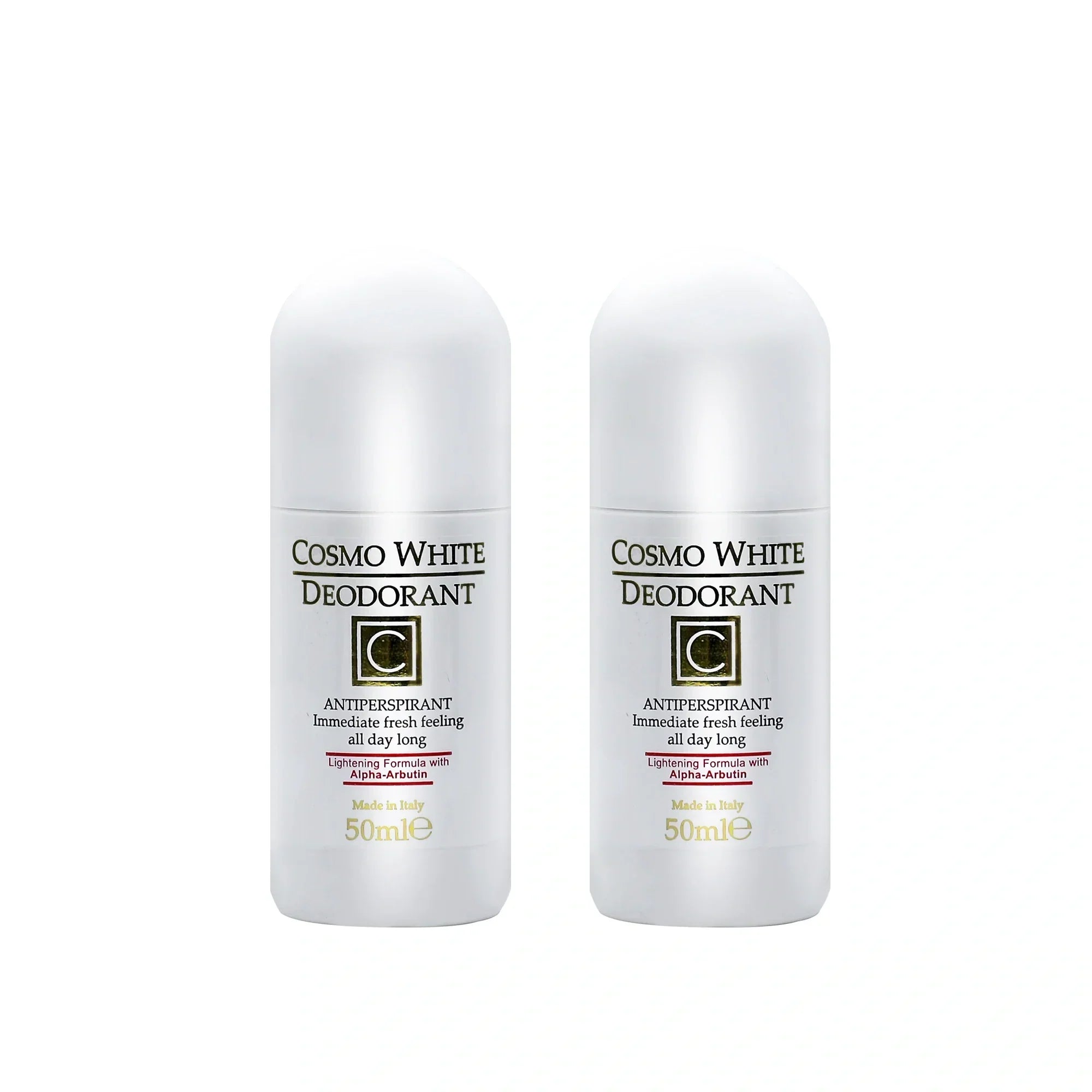 Cosmo White Deodorant with Alpha Arbutin 50ml – Pack of 2
