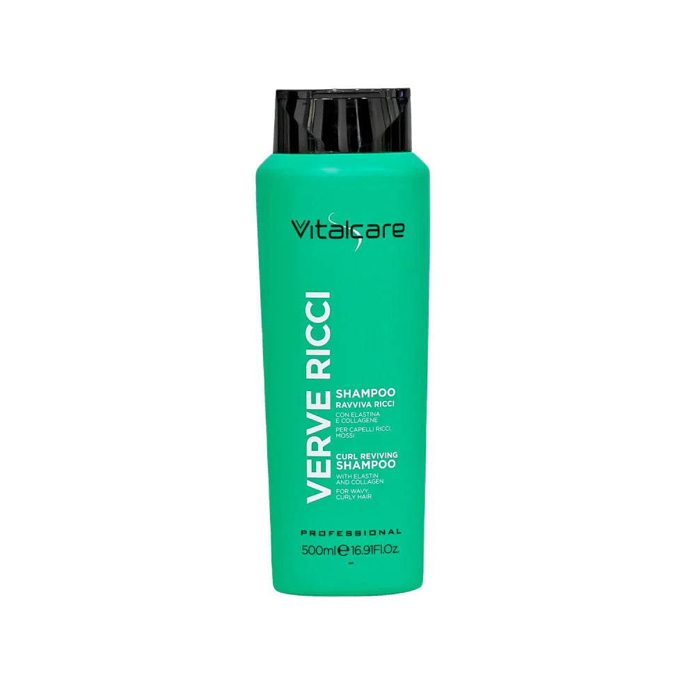 Vitalcare Curl Reviving Shampoo With Elastin And Collagen For Wavy And Curly Hair 500ml
