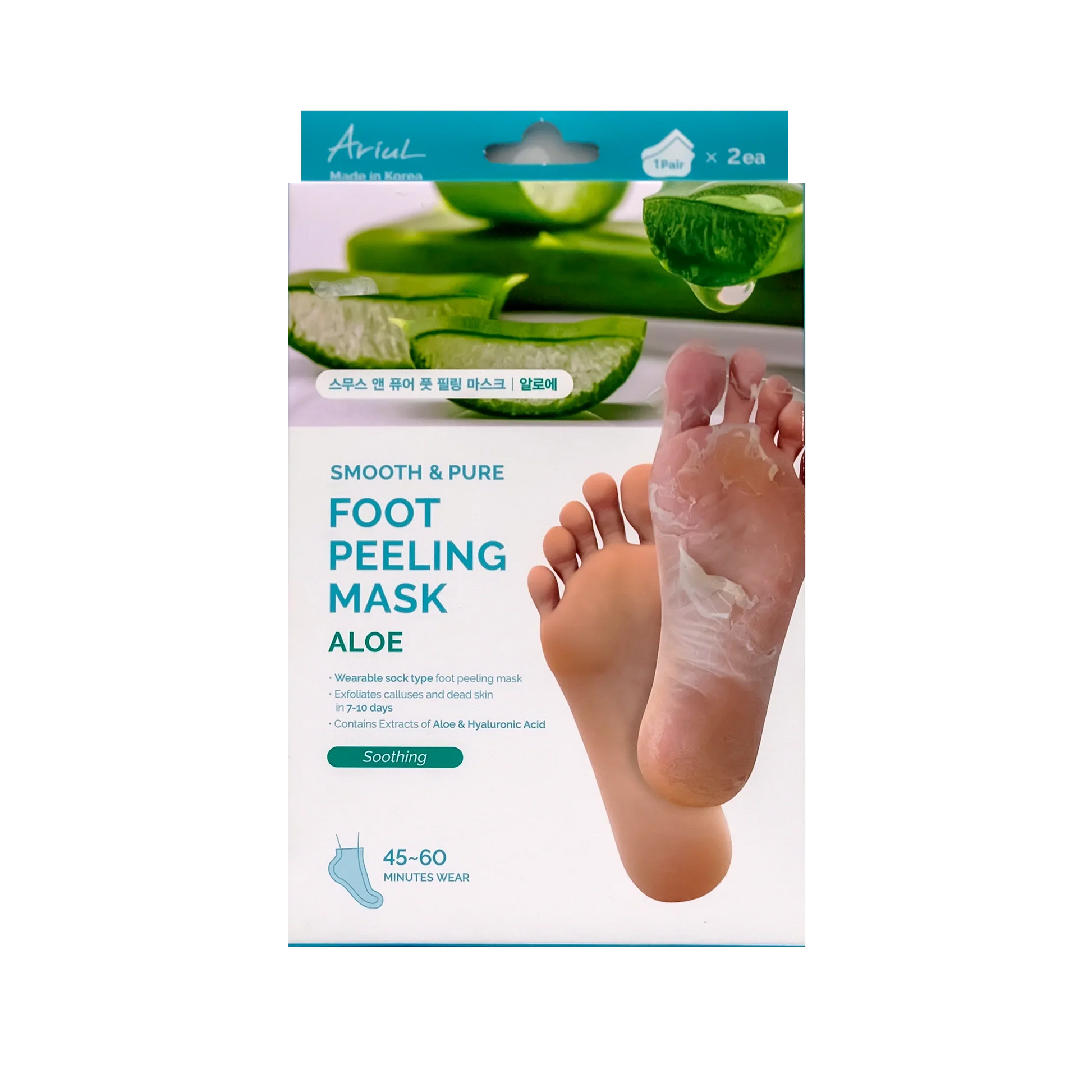 Ariul Smooth & Pure Foot Peeling Mask Soothing (Aloe)