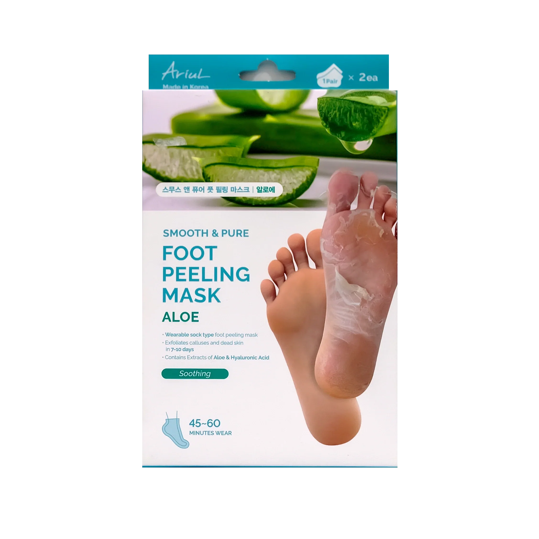 Ariul Smooth & Pure Foot Peeling Mask Soothing (Aloe)