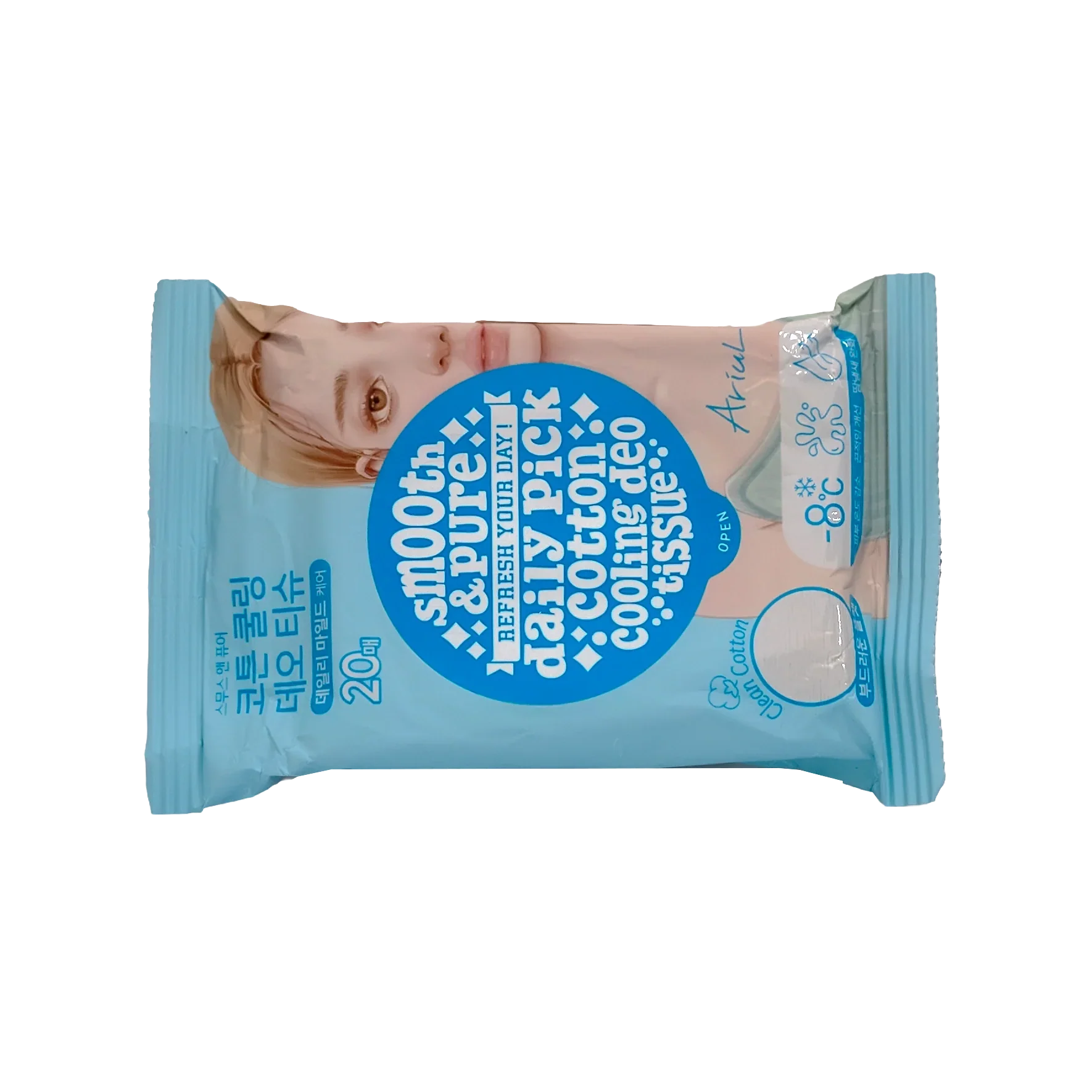 Ariul Smooth & Pure Cotton Cooling Deo Tissue
