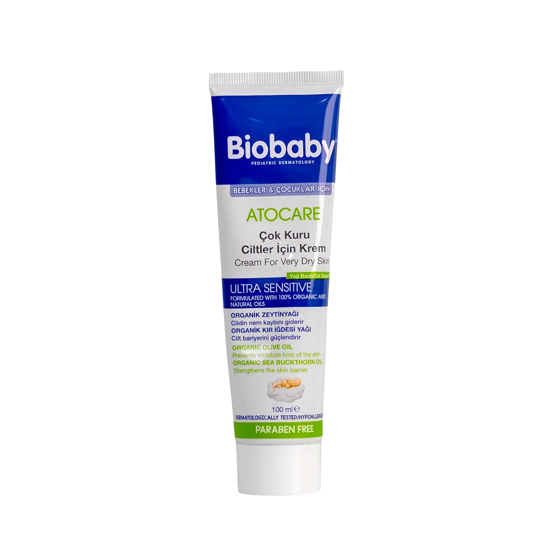 Biobaby Atocare Cream For Very Dry Skin Ultra-Sensitive 100Ml