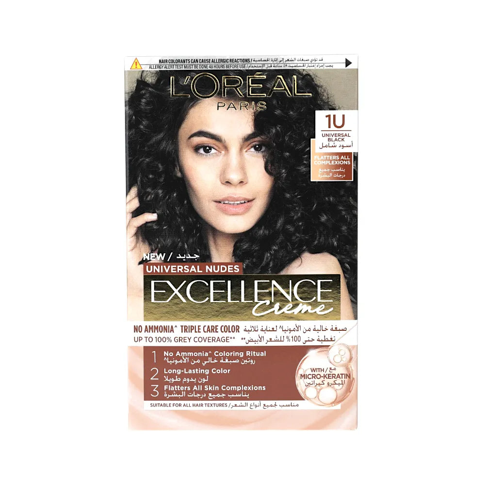 L'Oreal Excellence Creme Nudes - Black 1U