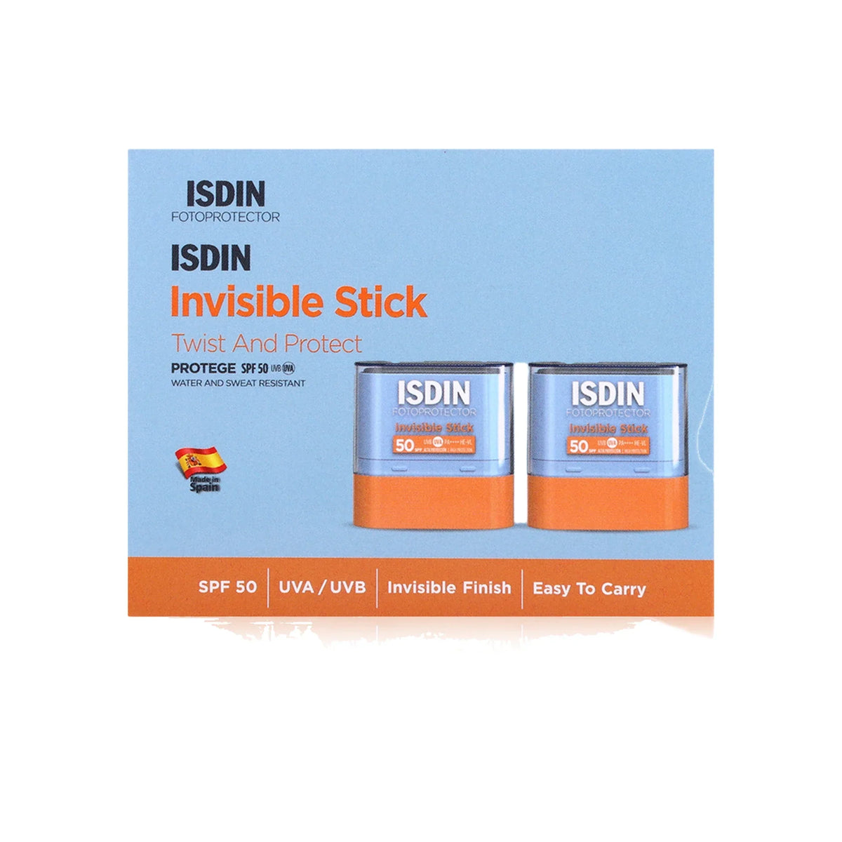 Isdin Invisible Fotoprotector Stick Kit Save 40%