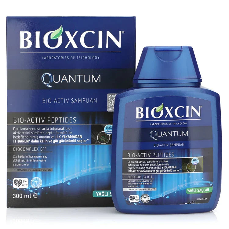 Bioxcin Quantum Bio-Activ Shampoo For Oily Hair 300Ml
