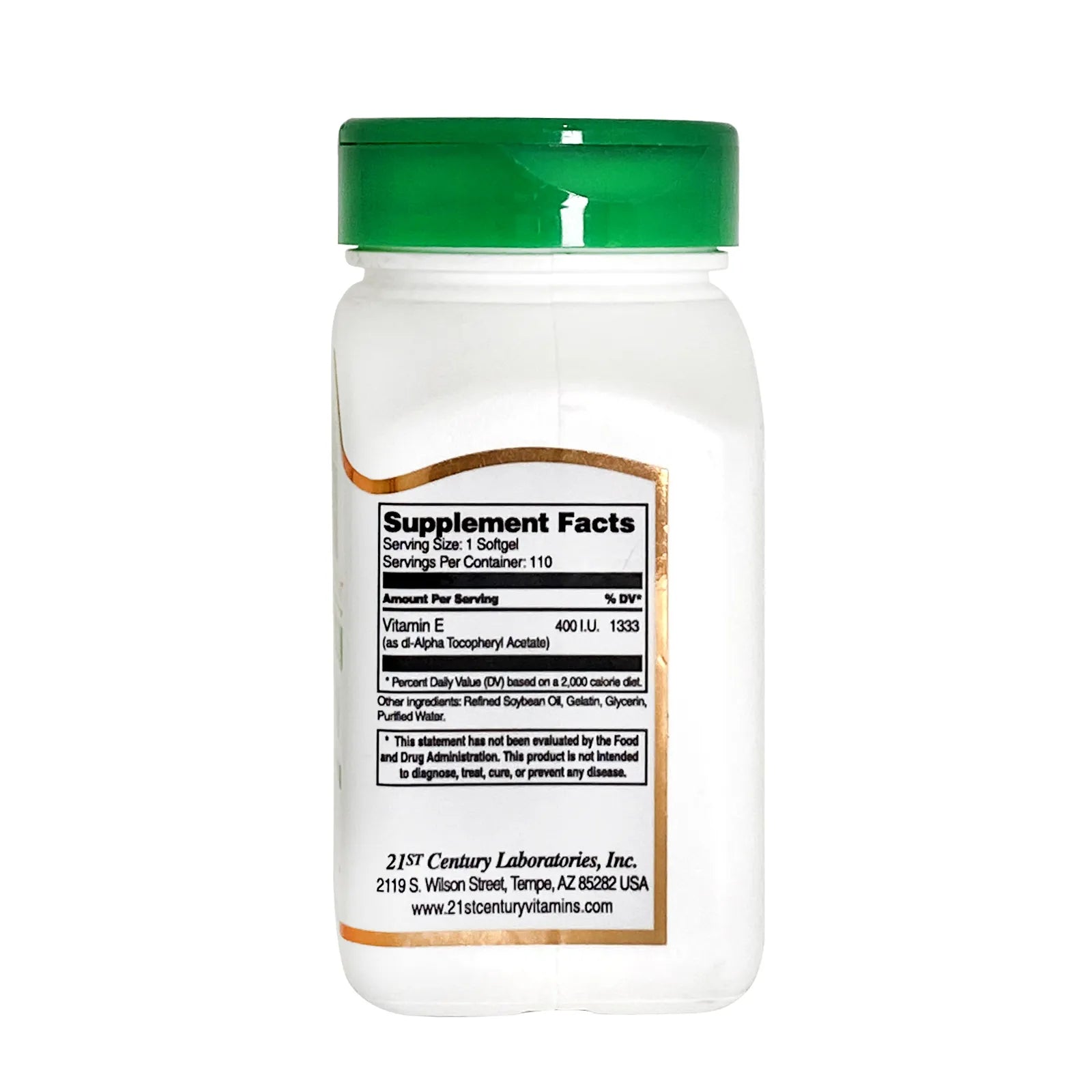 21St Century Vitamin E400 -110 softgel