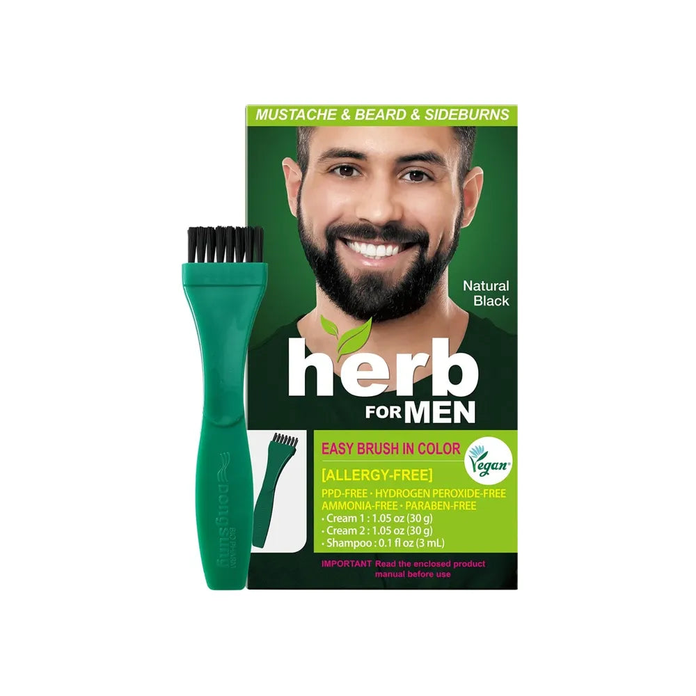 Herb For Men Beard Dye Natural Black