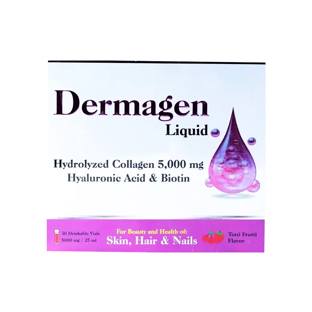 Dermagen Liquid 30 Drinkable Vials Tutti Frutti Flavor