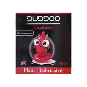Duddoo Lubricated Plain Condoms 3 Pcs