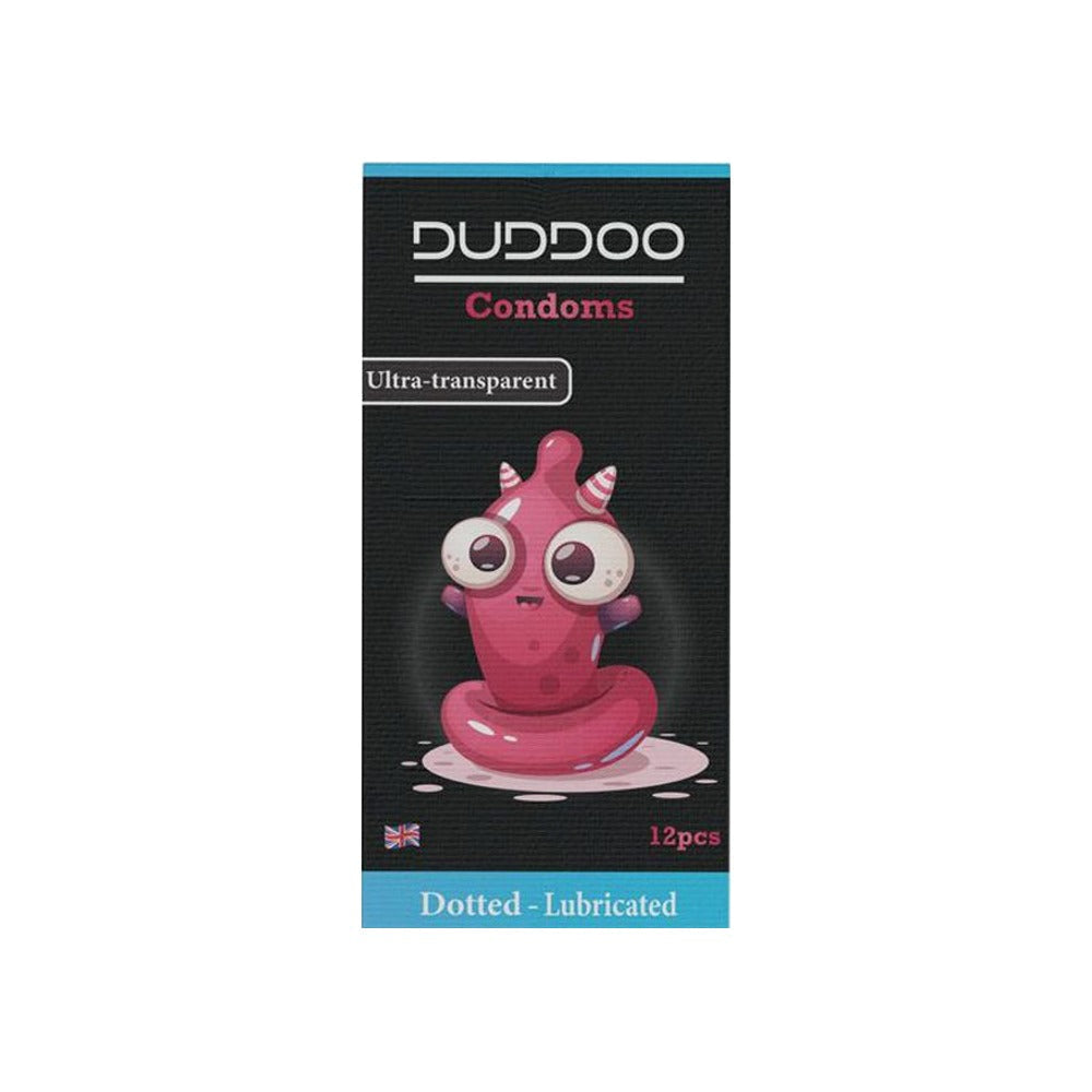 Duddoo Lubricated Dotted Condoms 12 Pcs