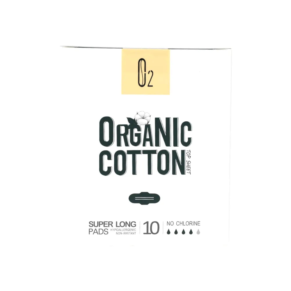 O2 organic cotton super long 10 pc