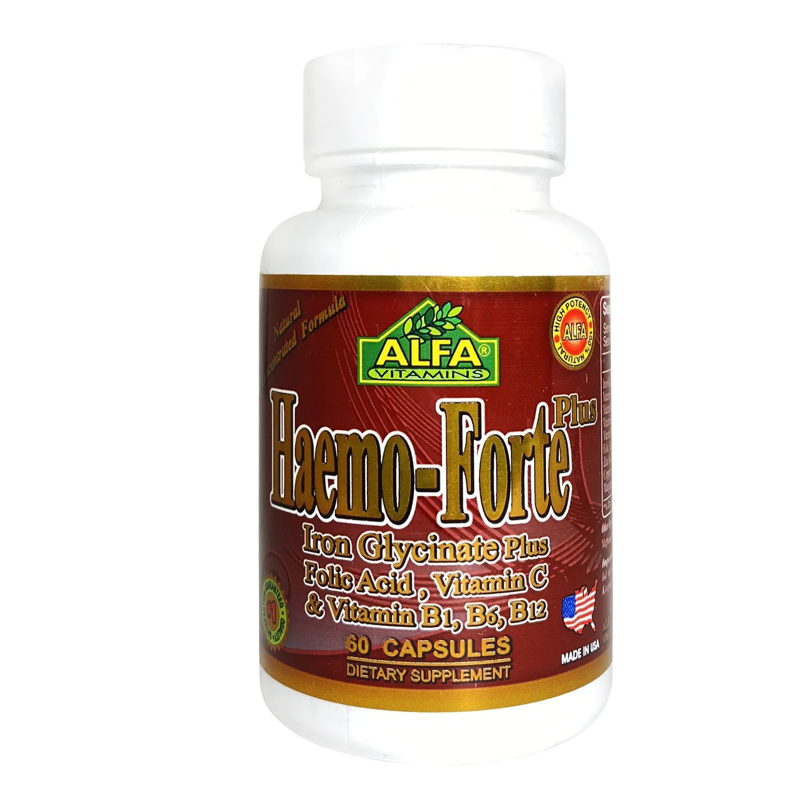 Alfa Vitamins Haemo Fort Plus 60 Caps