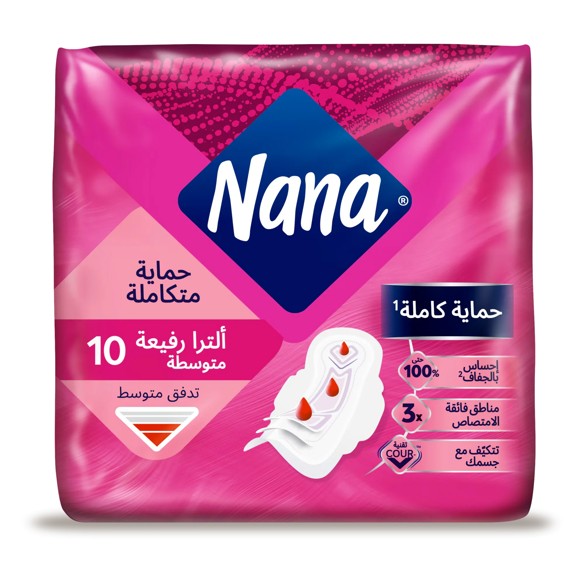 Nana Ultra With Wings Normal 10 Pcs