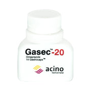 Gasec 20 mg 14 Caps For Stomach Ulcers and Acidity