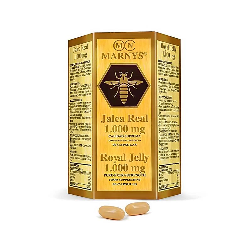 Marnys F.Royal Jelly1000Mg Caps 90S Mroyj90 to provide energy