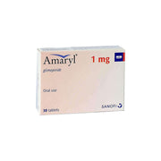 Amaryl 1 mg 30 Tabs For Diabetes