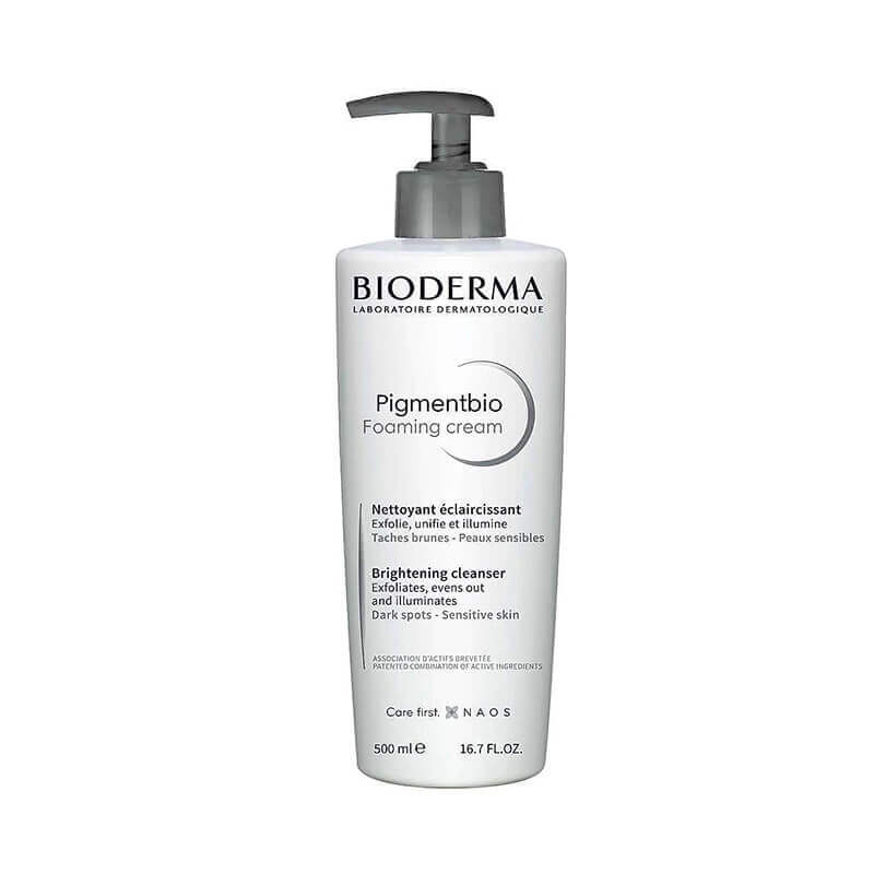Bioderma Pigmentbio Foaming Cream 500 mL reduces pigmentation