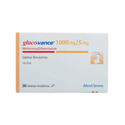 Glucovance 1000/5 mg Tabs 30'S For Diabetes