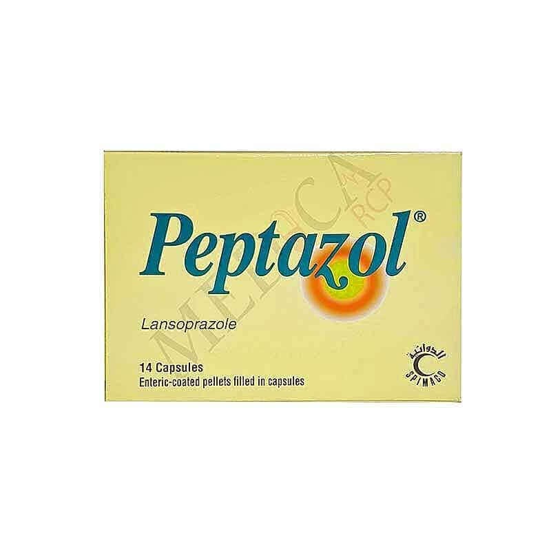 Peptazol 30mg Capsules 14
