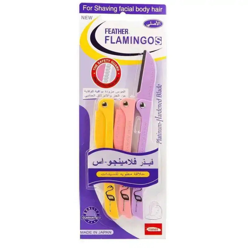 Feather Flamingos Eyebrow Razor
