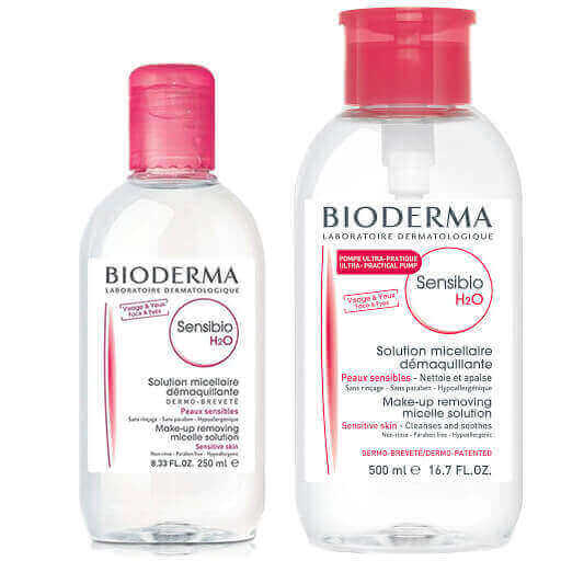 Bioderma Sensibio H2O 500ml Pump - Gentle Cleansing + 250ml Free