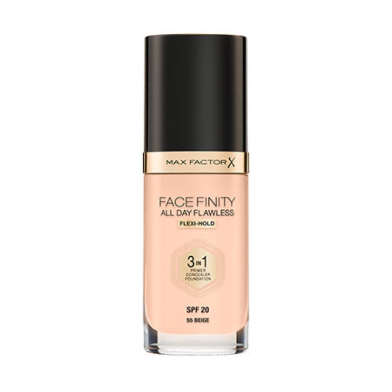 Facefinity All Day Flawless Flexi-Hold 3In1 Foundation Beige N55
