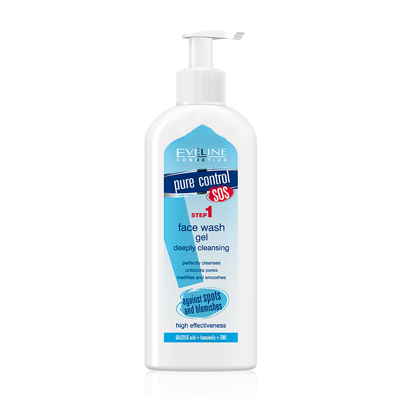 Evelin Pure Control Deep Cleansing Gel 150Ml to purify and cleanse skin