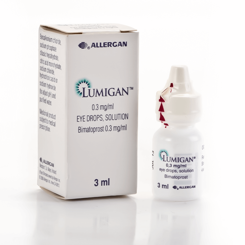 Lumigan 0.3 mg/ml 3ml Eye Drops for Glaucoma treatment
