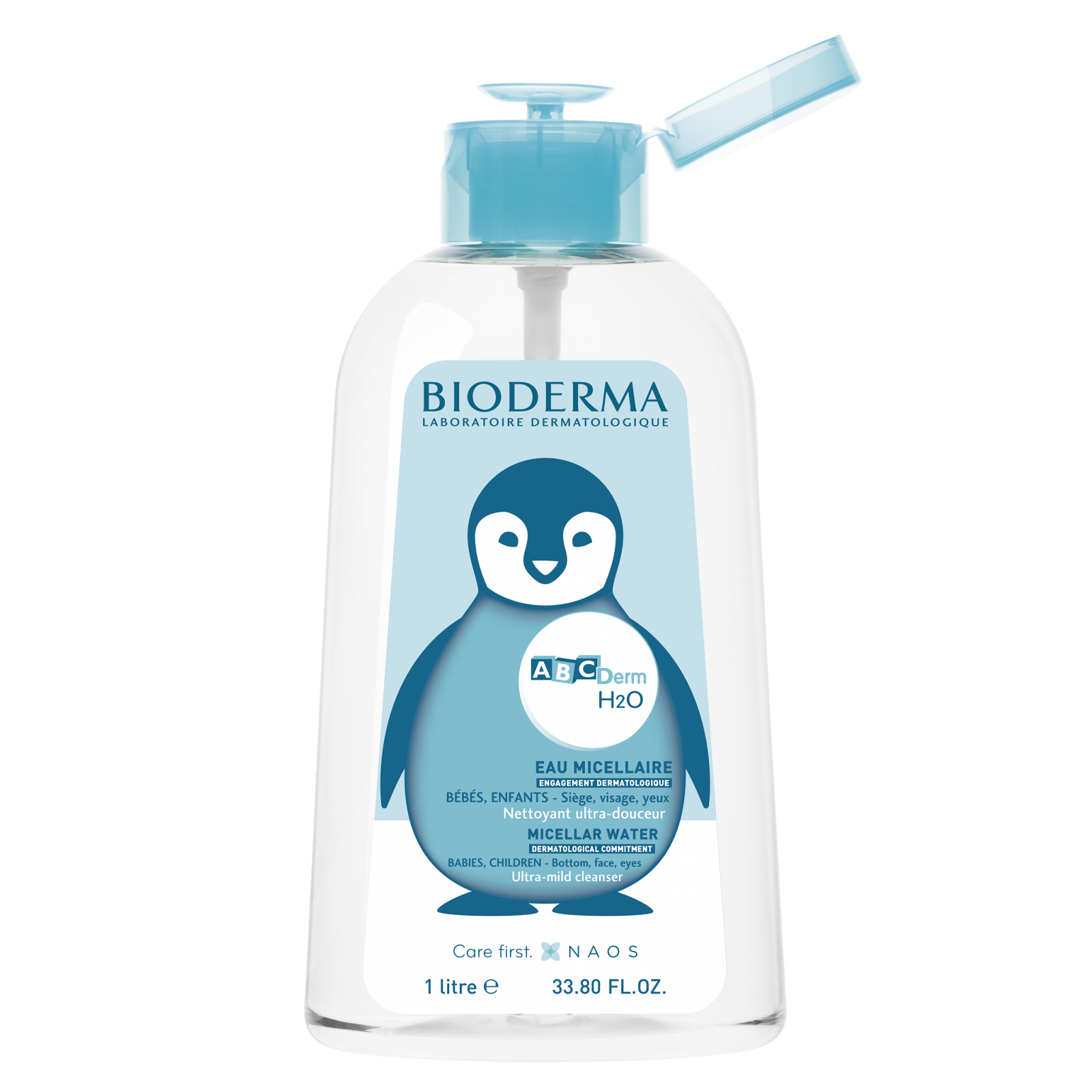 Bioderma ABC Derm H2O Micellar Solution 1 Litre Make up removal
