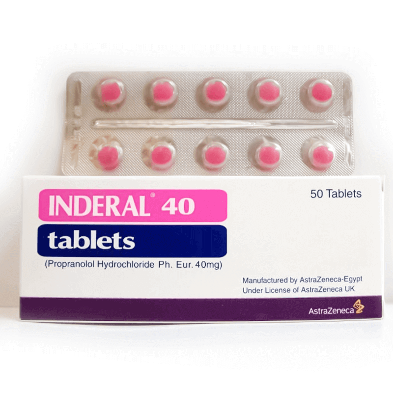 Inderal 40Mg  for high blood pressure