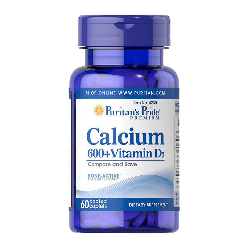 P.Pride Calcium 600+ Vit D Tabs 60's