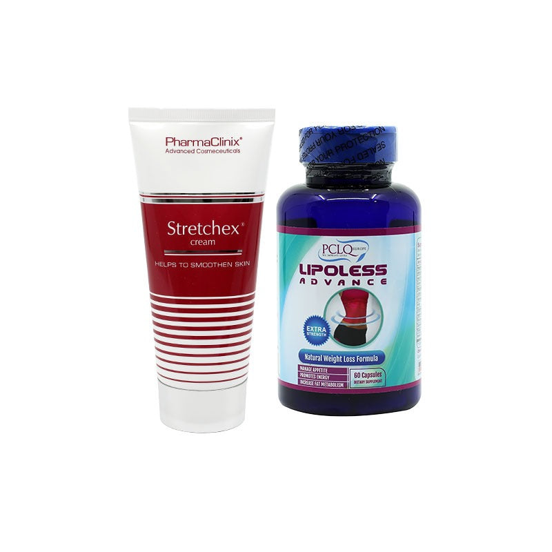 lipoless + pharmaclinex strech mark