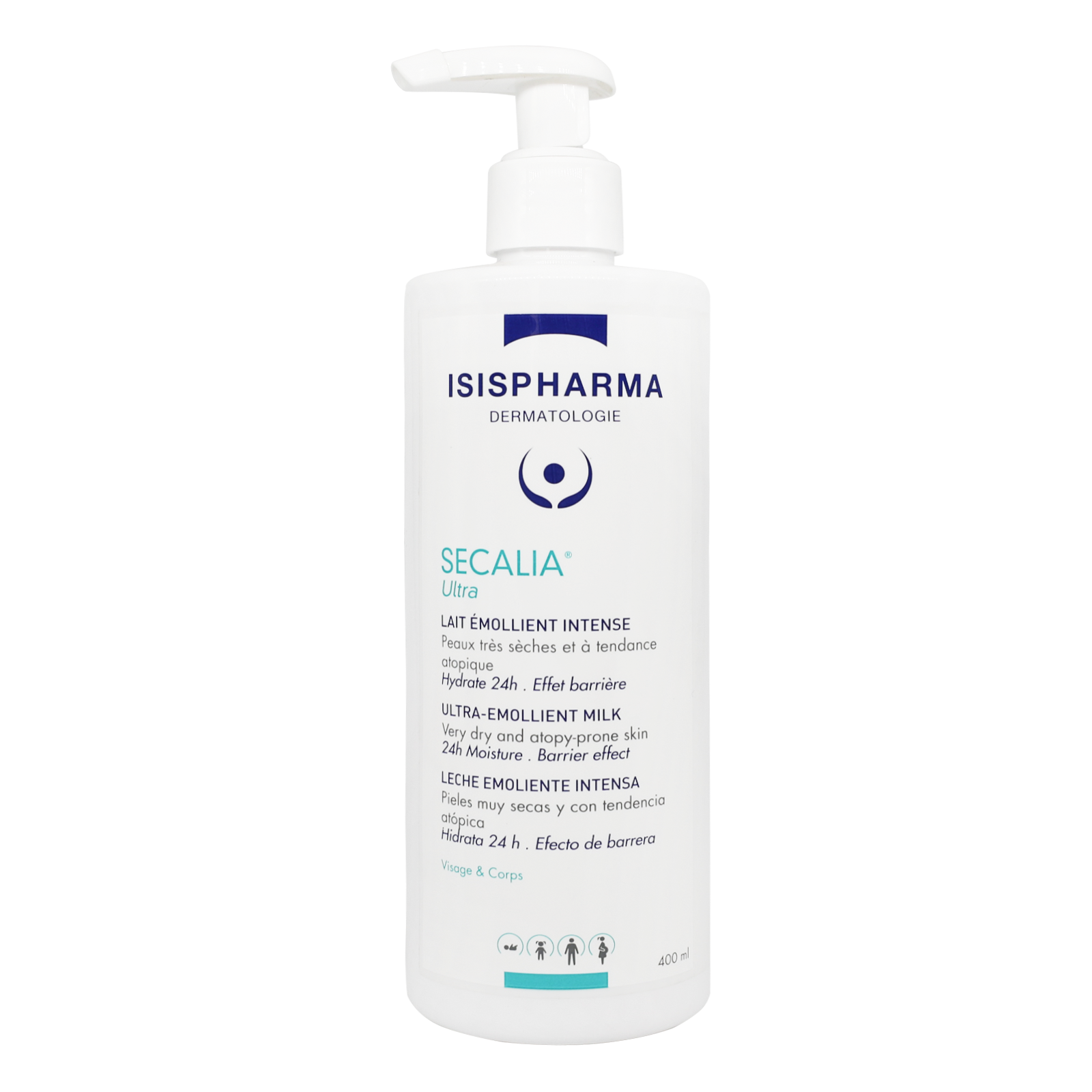 Isis Secalia Ultra Emollient Milk 400 mL for dry skin