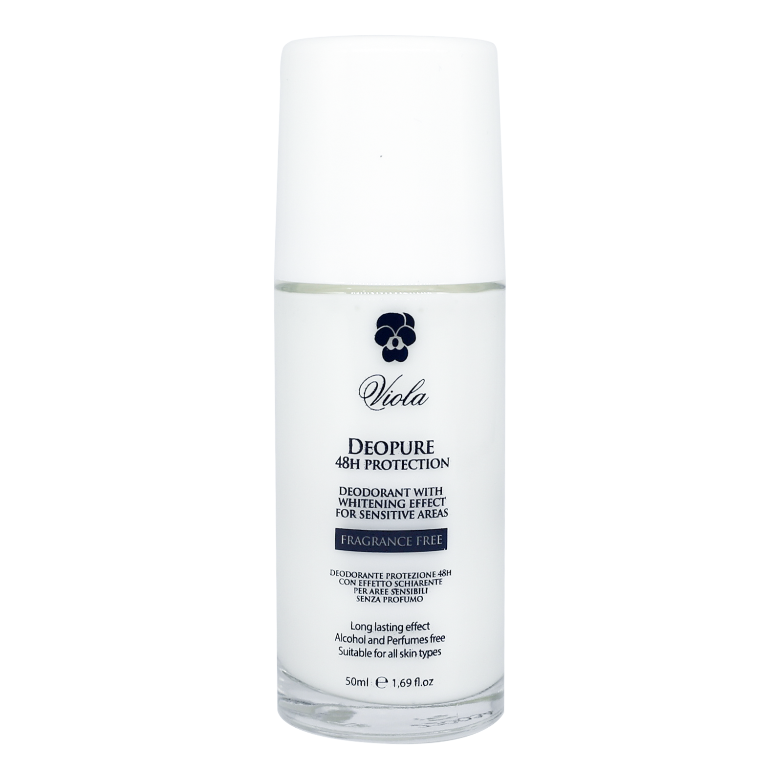 Viola Whitening Deodorant For Sensitive Areas Fragrance Free 50 ml