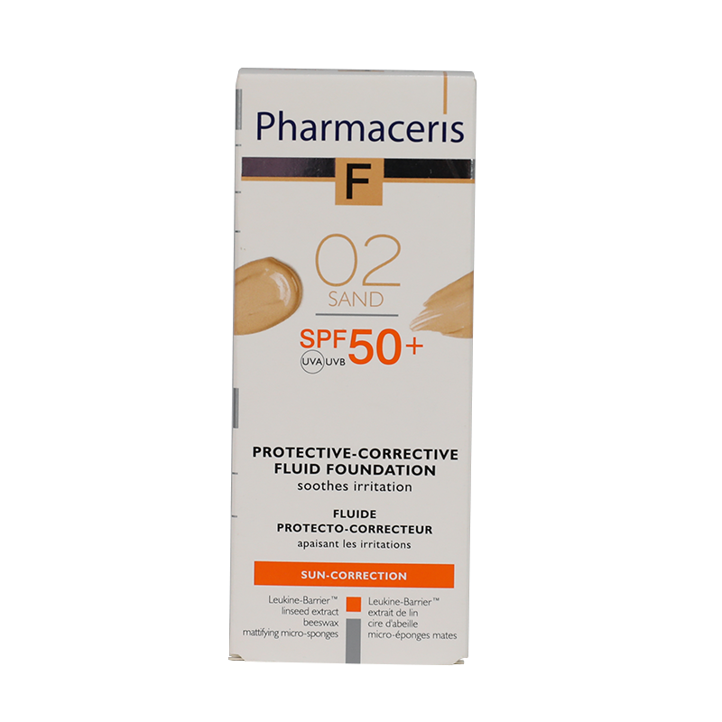 Pharmaceris F Protective Fluid Foundation SPF +50 - 02 Sand 30 ml