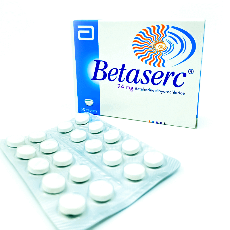 Betaserc 24 mg 60 Tabs For Otitis