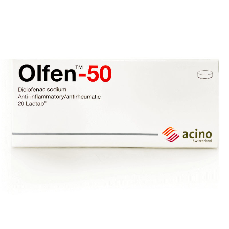 Olfen 50 mg 20 Tabs As Analgesic