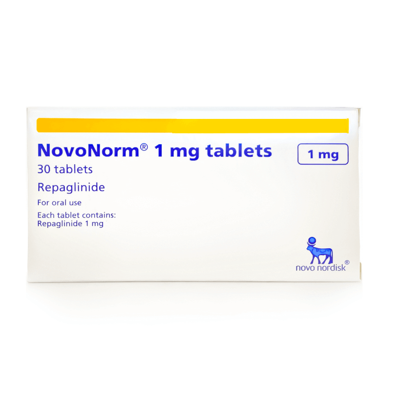 Novonorm 1 mg 30 Tabs For Diabetes