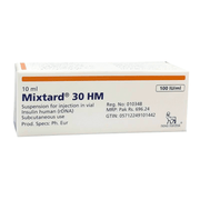 Mixtard 30 HM 100 IU/ml Injection 10 ml For Diabetes