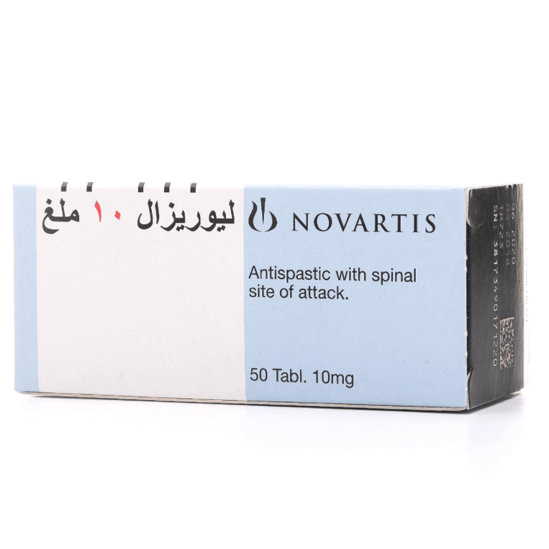 Lioresal 10 mg 50 Tabs Muscle Relaxant
