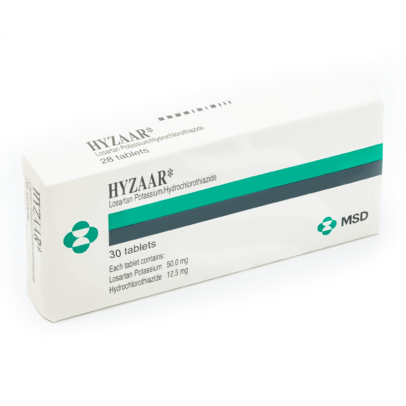 Hyzaar Tablets 50/12.5Mg 30's