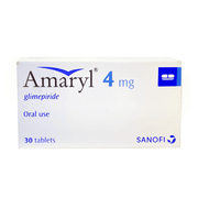 Amaryl 4 mg 30 Tabs For Diabetes