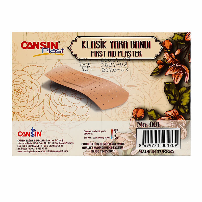 Cansin Plast First Aid Plaster Special Pack 20 Pcs