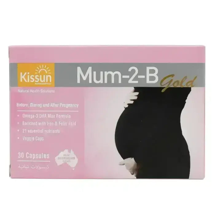 Mum 2 B Gold Caps 30'S  vitamins for pregnancy